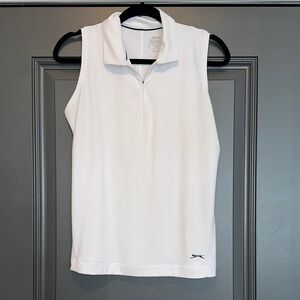Slazenger White Sleeveless Tank Top